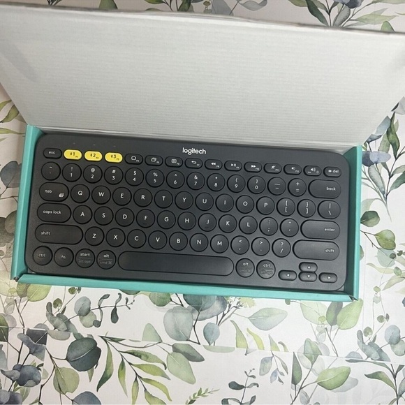 Logitech Multi-Device Bluetooth Keyboard - Grey - Picture 1 of 4